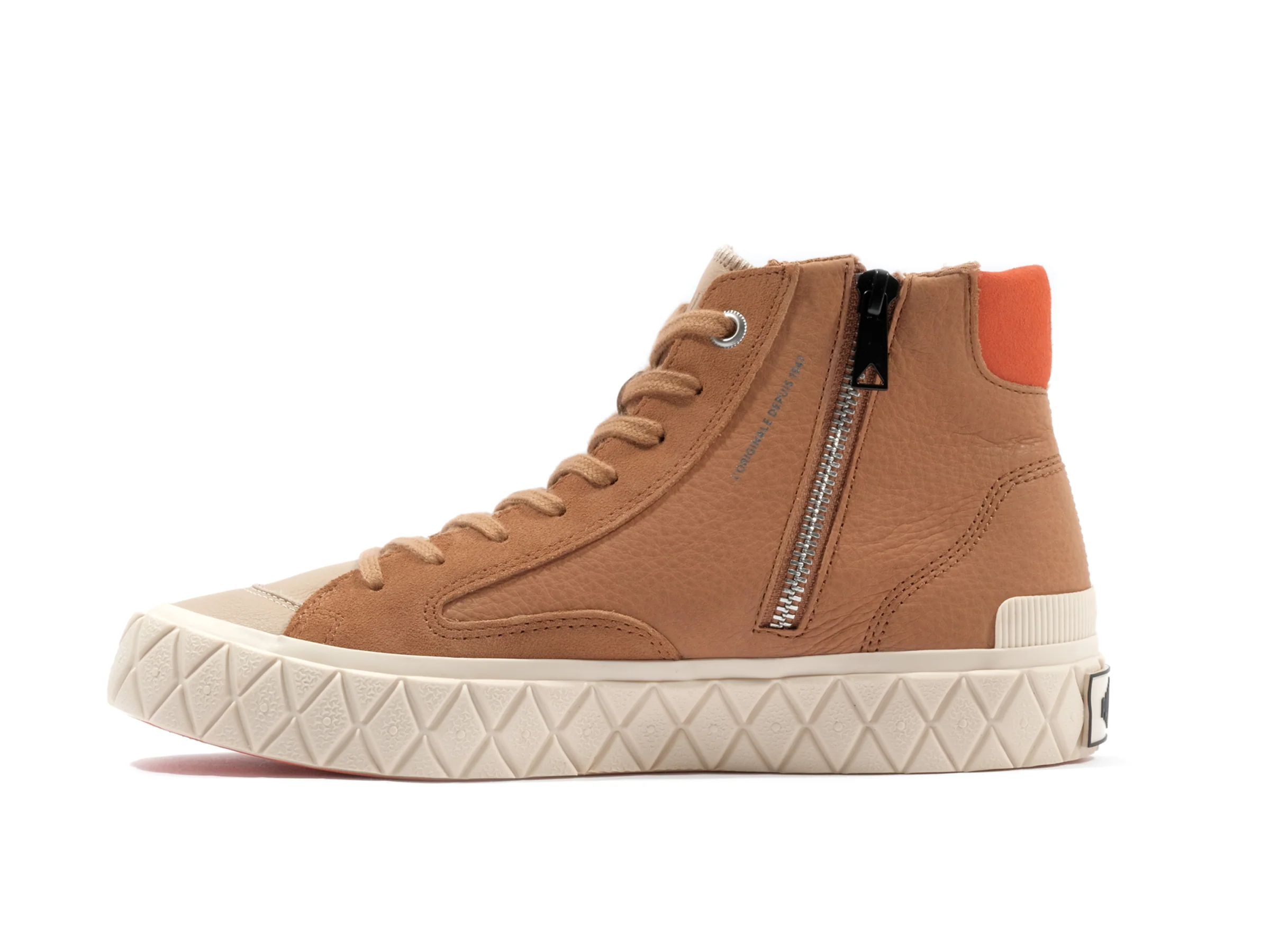 74320-239-M | PALLA ACE CHUKKA SUEDE | DR BWN/FIRECRACK - Image 4