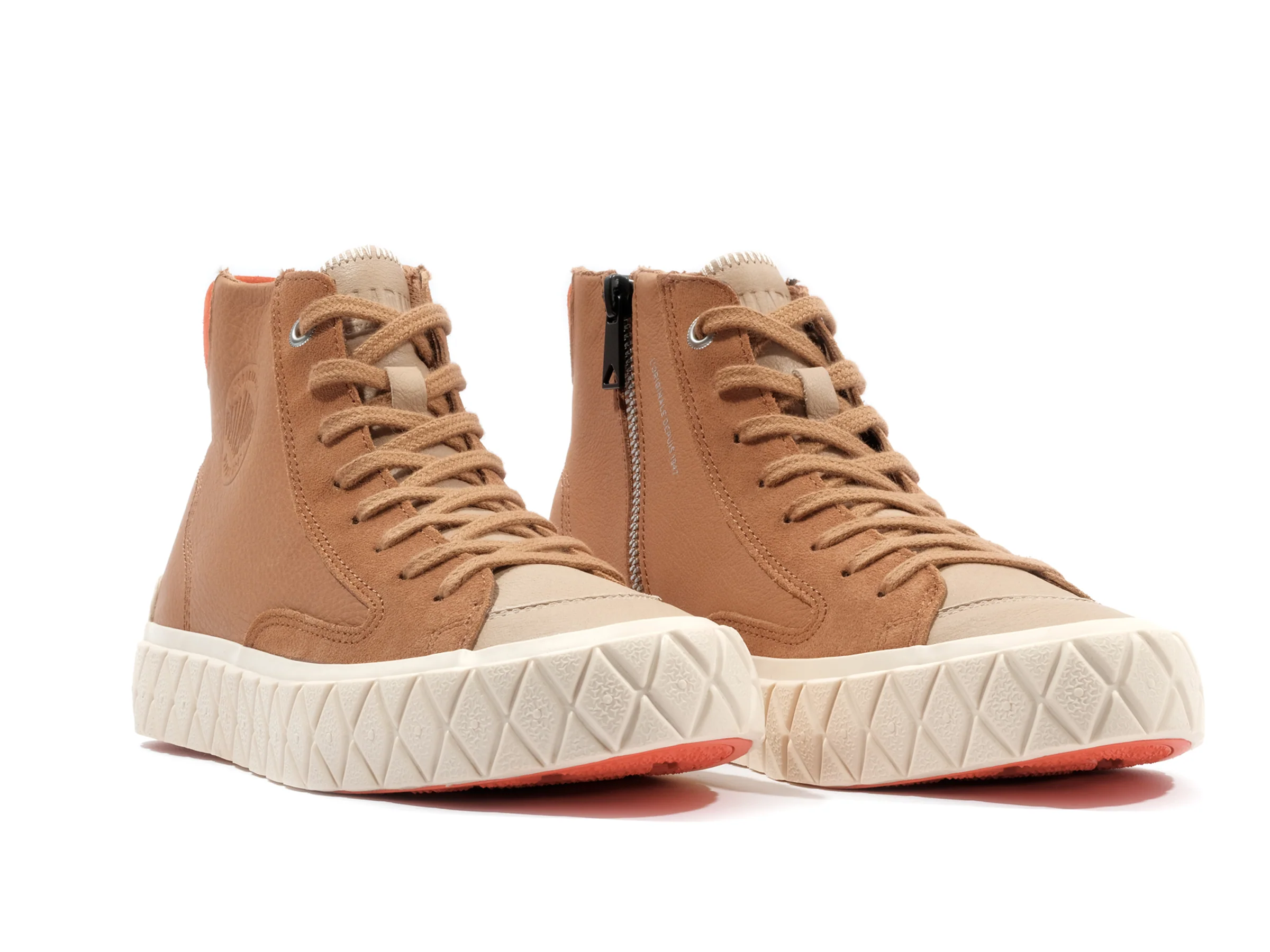 74320-239-M | PALLA ACE CHUKKA SUEDE | DR BWN/FIRECRACK - Image 6