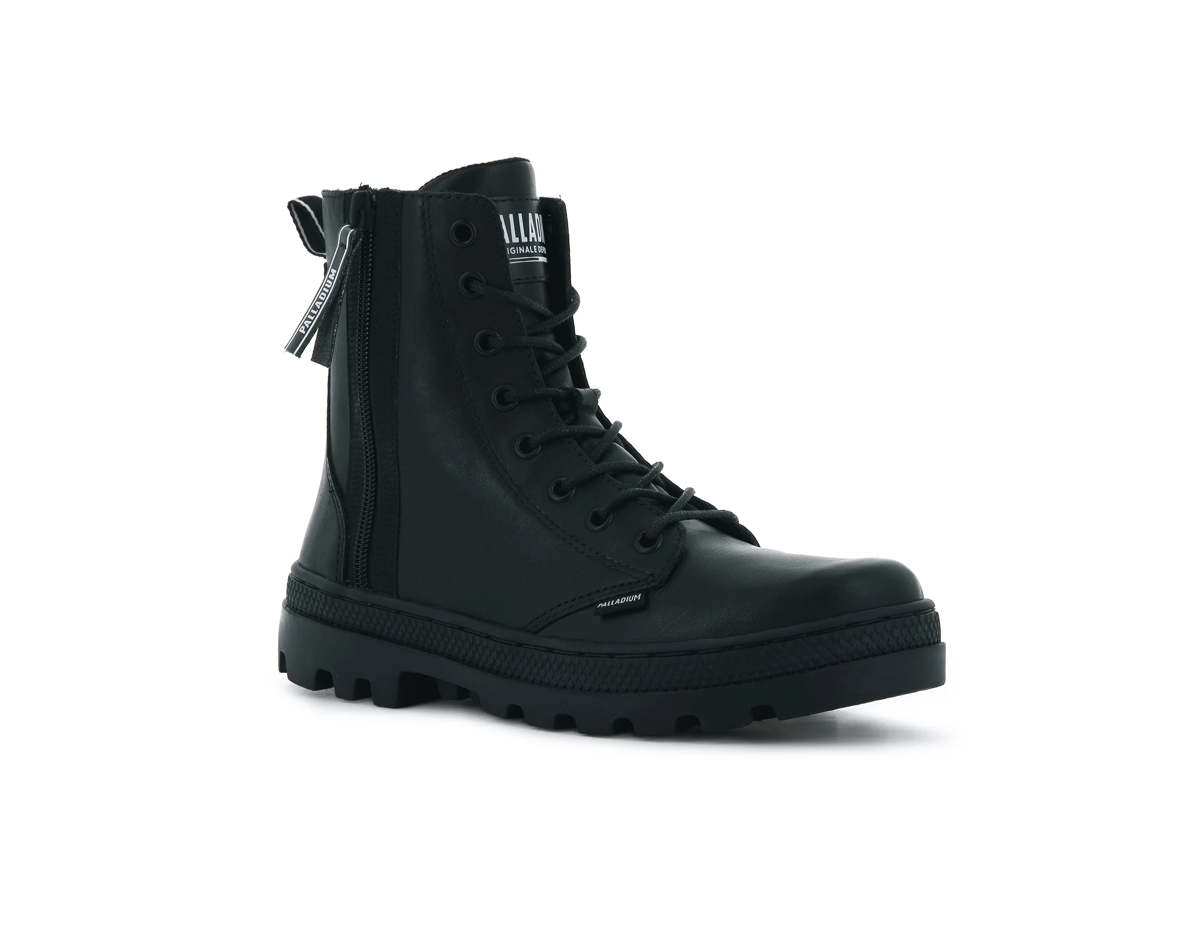 96840-008-M | PALLABOSSE OUTZIP LEATHER | BLACK/BLACK - Image 2
