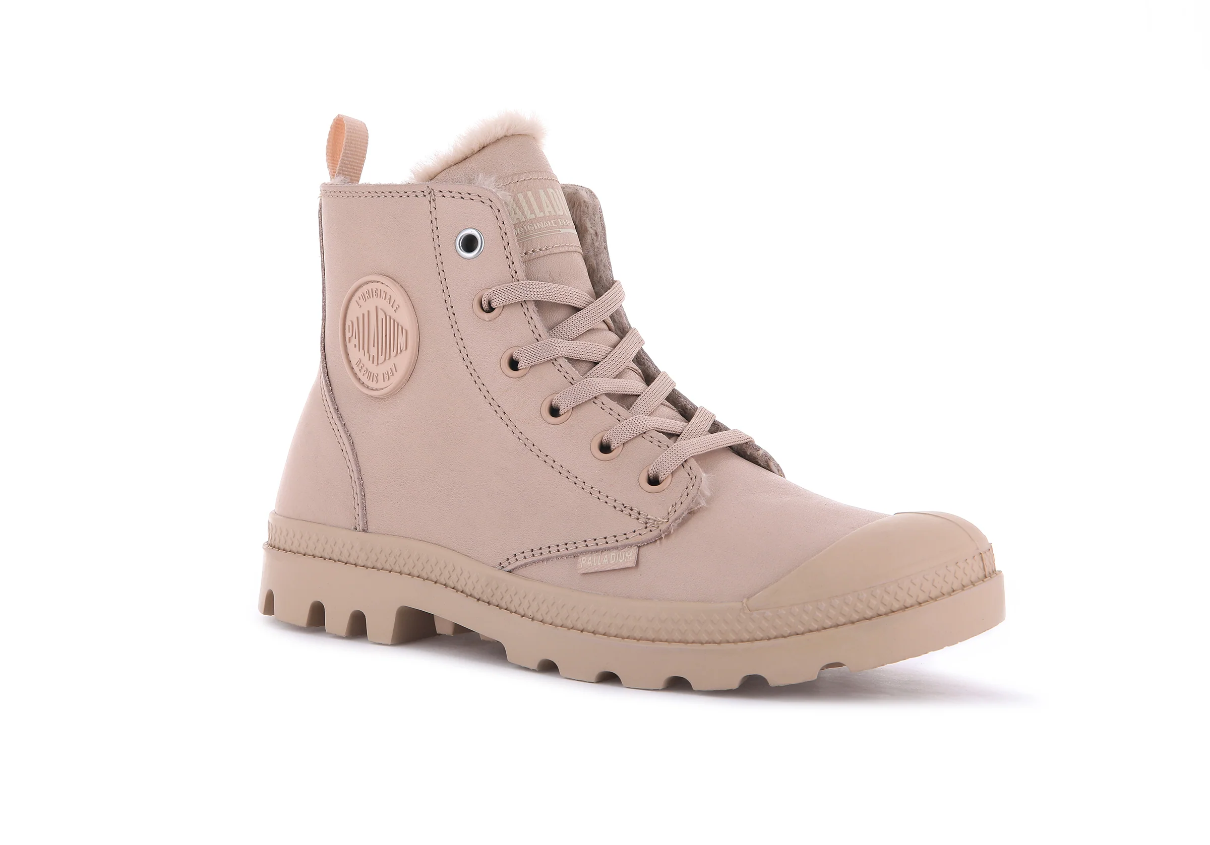 97223-278-M | PAMPA HI ZIP LEATHER S | NUDE LIGHT - Image 2