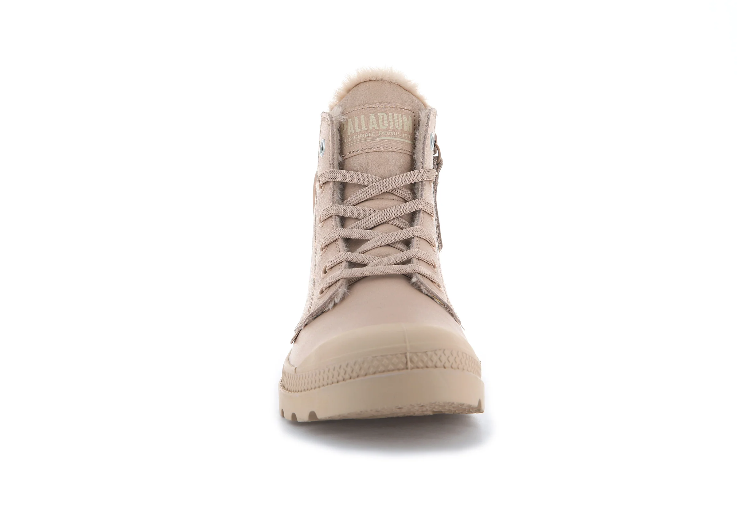 97223-278-M | PAMPA HI ZIP LEATHER S | NUDE LIGHT - Image 3