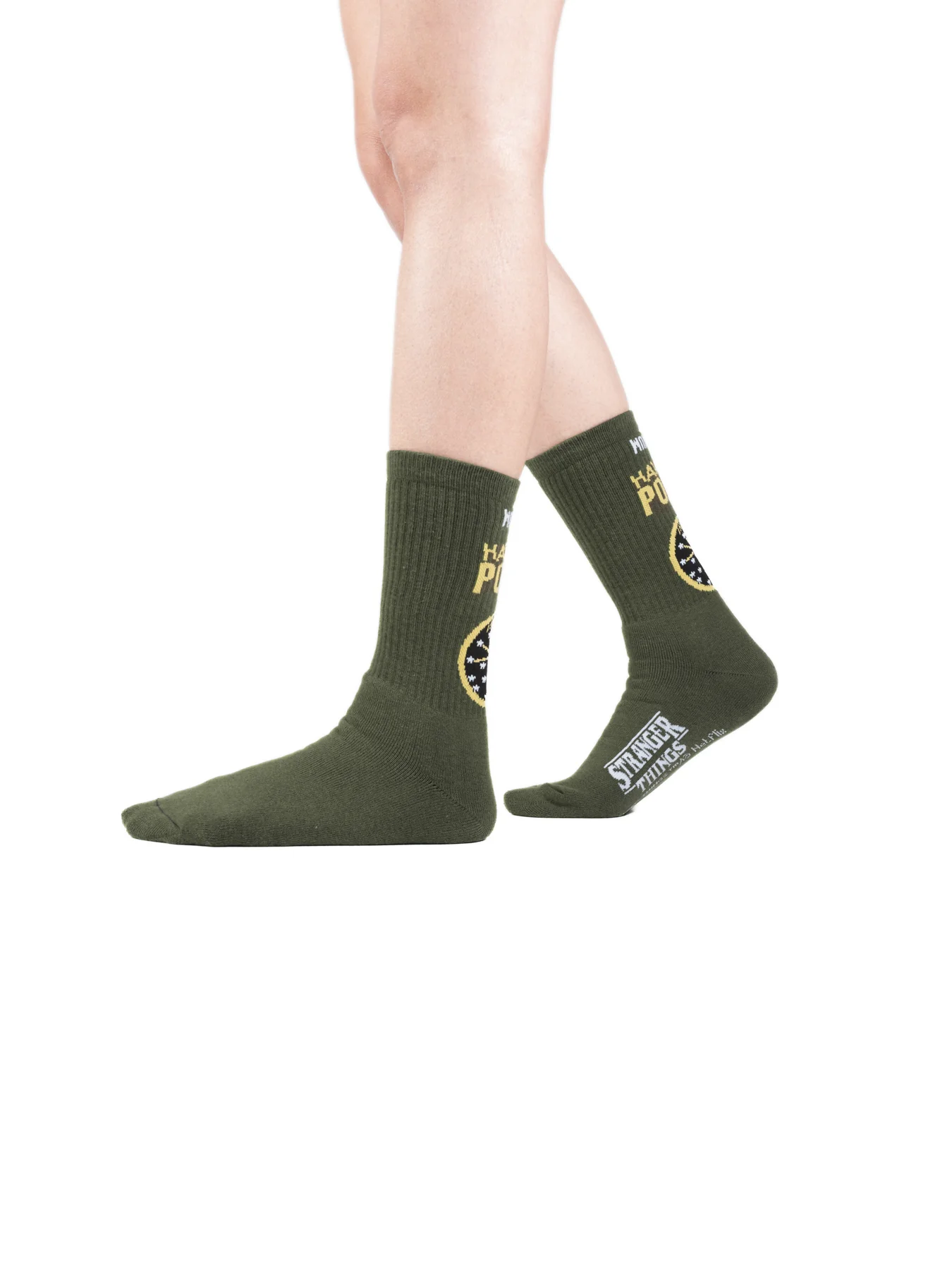 SX7449-308 | STRANGER THINGS HAWKINS SOCKS | DUSKY GREEN - Image 2